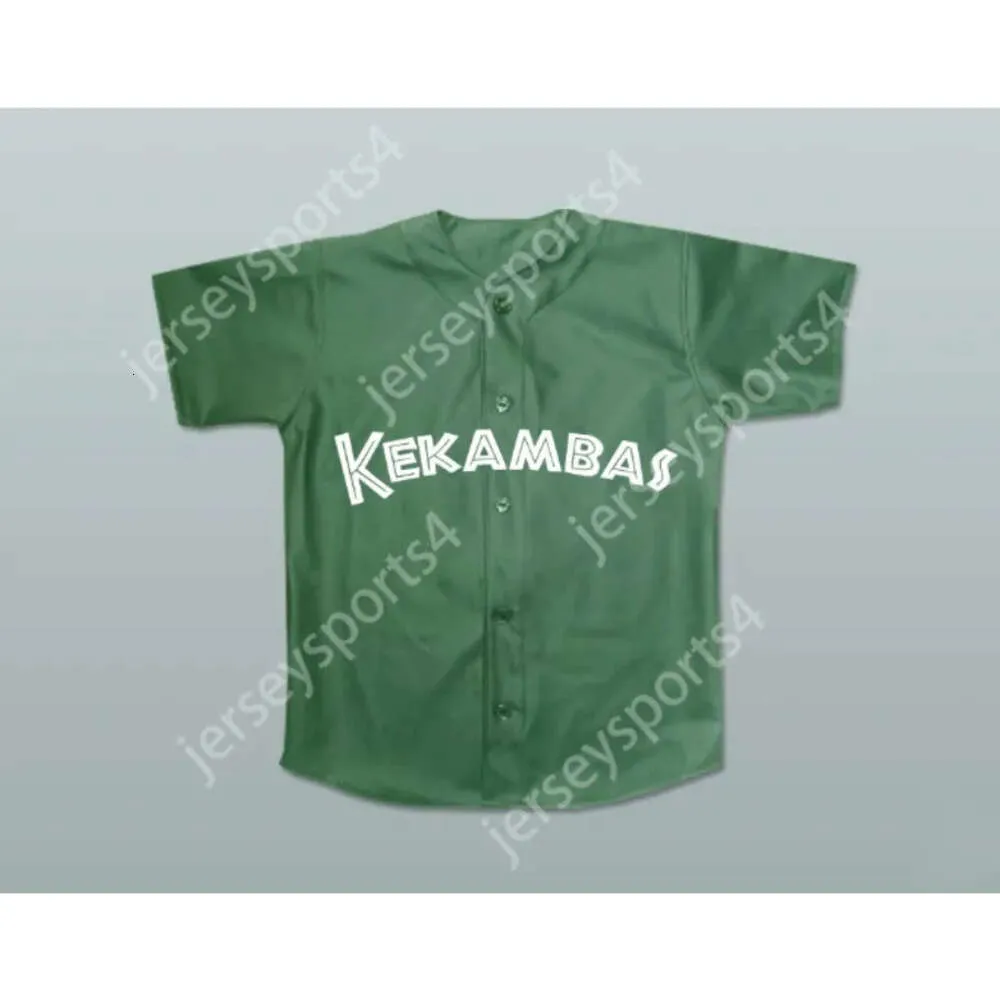 Gdsir Keanu Reeves Conor O'Neill Kekambas Baseball Jersey Hardball Dark Green Ed