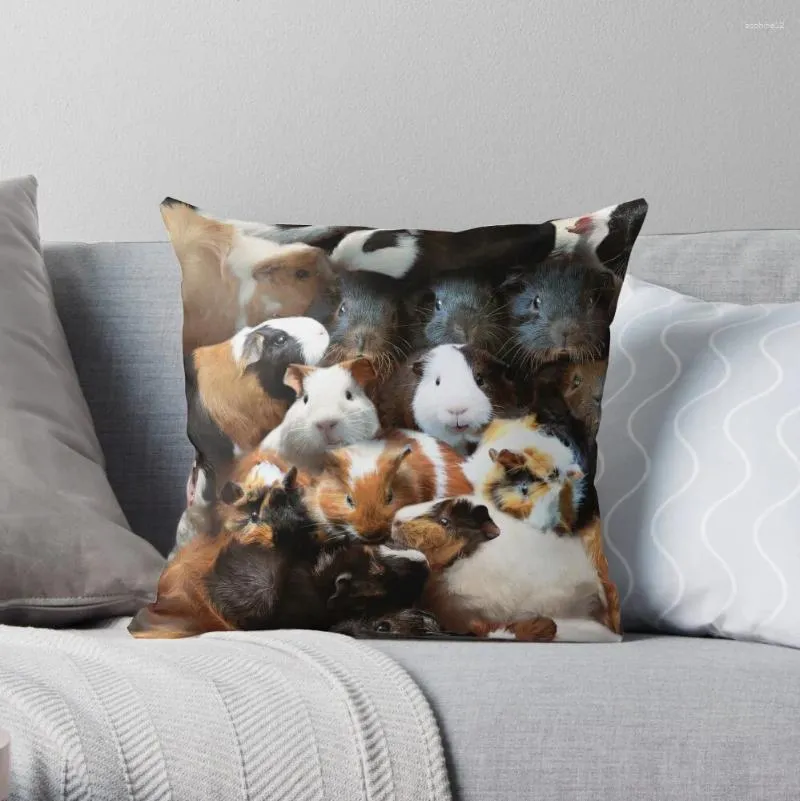 Pillow Guinea Pigs Throw Cusions Cover Christmas Pillows