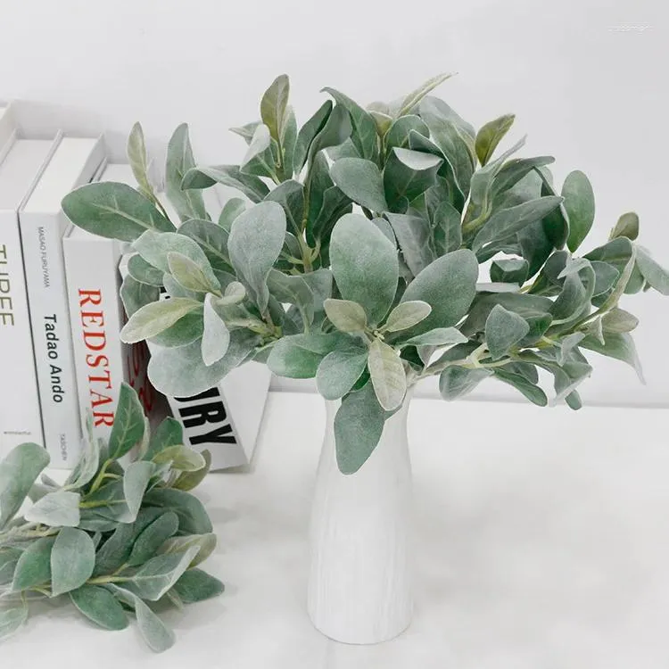 Flores decorativas que acuden a la oreja artificial Ins Estilo de plantas de comedor europeo y americano arreglo floral