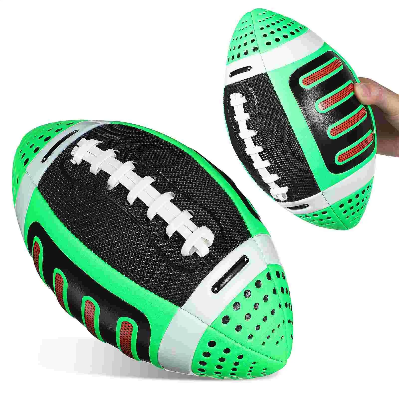 Rugby Ball Training Kids Soccer Small Football Outdoor Youth Practice Plage Size Mini 240327