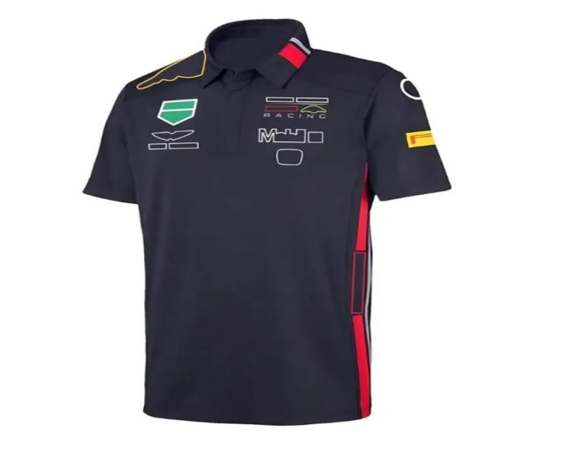 2022 Nieuwe F1 Formule 1 T -shirt Halfsleeve Polo QuickDrying Suit Team Racing Pak Custom Polo Shirt1194316