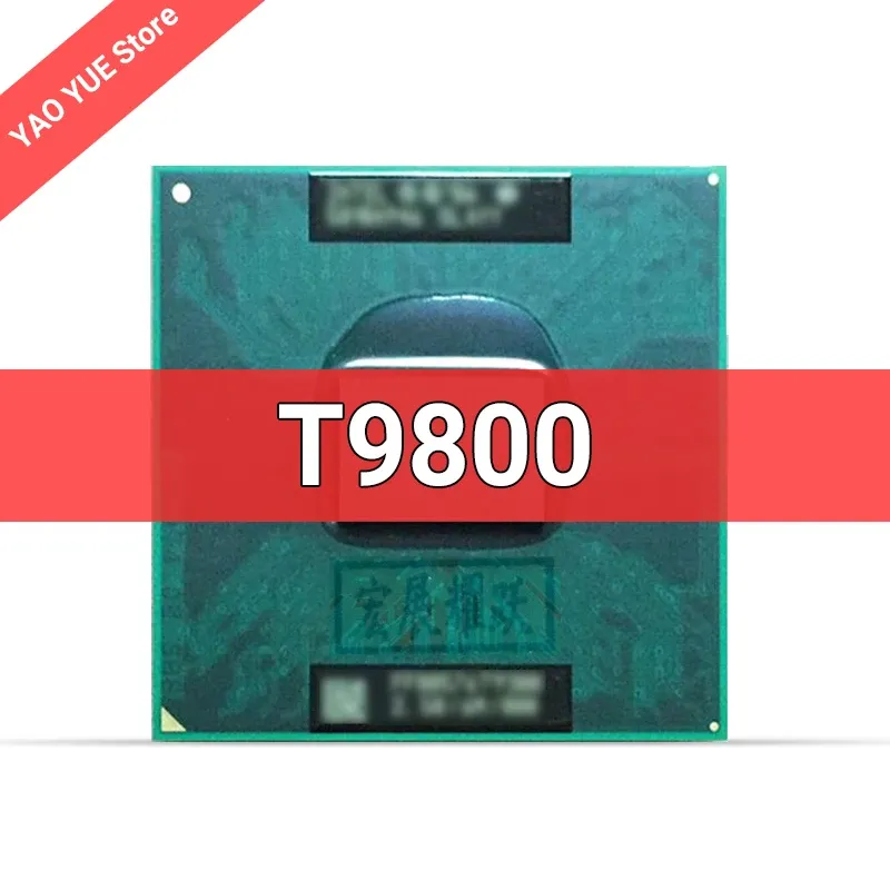 CPU T9800 Processeur d'ordinateur portable CPU PGA 478 SLGES 2,9 GHz 6M 35W 100% fonctionnant correctement GM45 PM45 MCP79