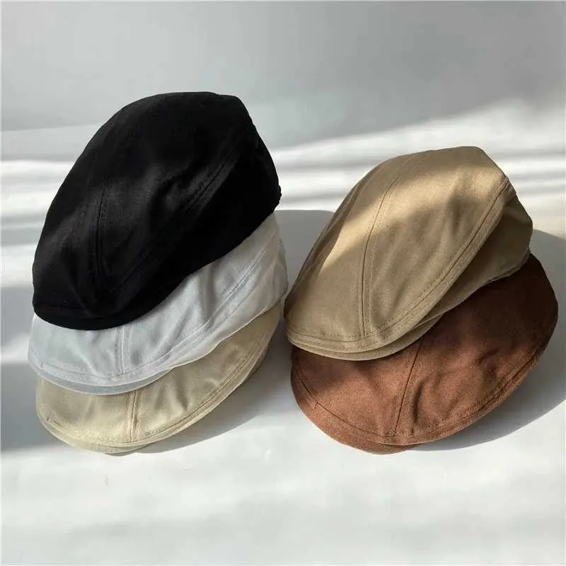 Chapeaux à rastin étranger lin mens d'hiver couleurs solides hommes hommes Q240403