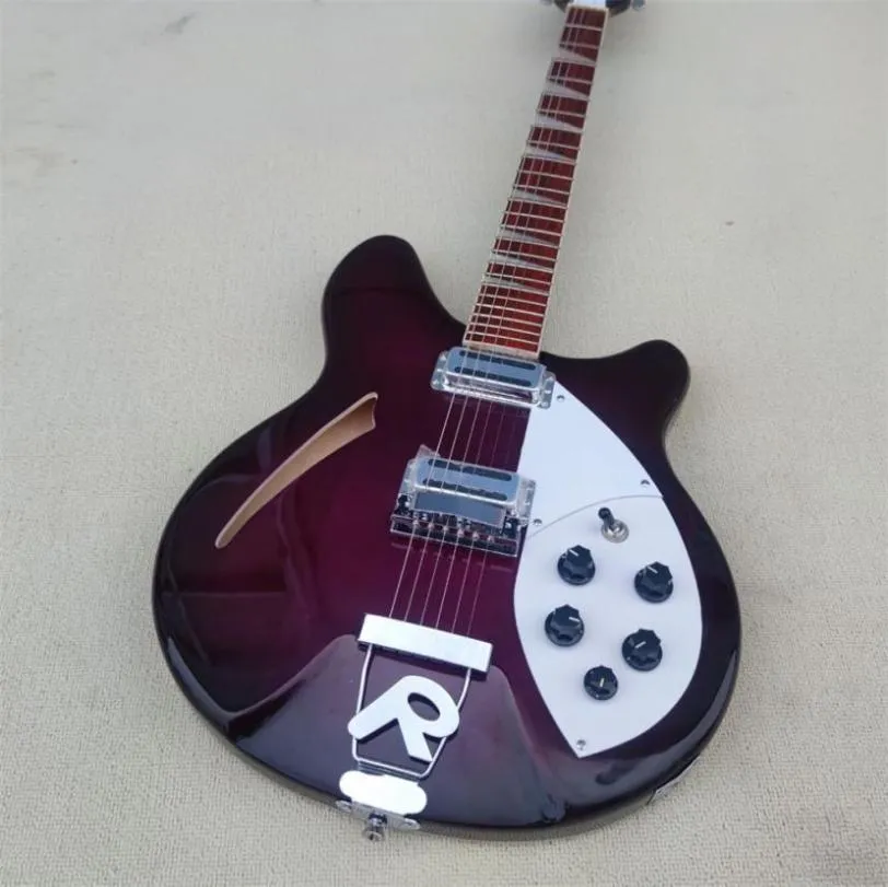 Guitarricken elettrico a 6 corde personalizzate 360 Purple Burst Electric Guitars Guitarra9983791