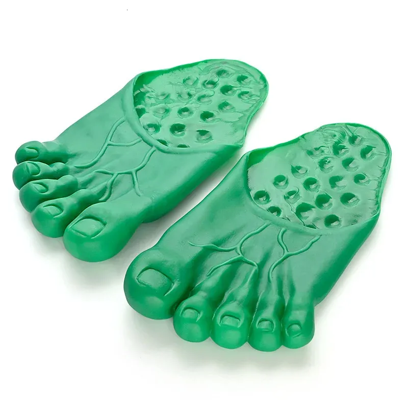 funny Flip Flops Slippers Big Foot Ugly Shoes Cartoon Festival Halloween Decor Tricks Creativity Slippers 241106_vogvips.com