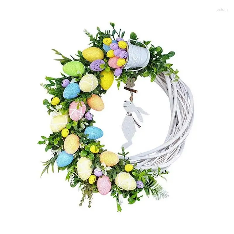 Decorative Flowers Easter Door Wreaths Beautiful And Lovely Decorations Outdoor Welcome Sign Multifunctional Garden