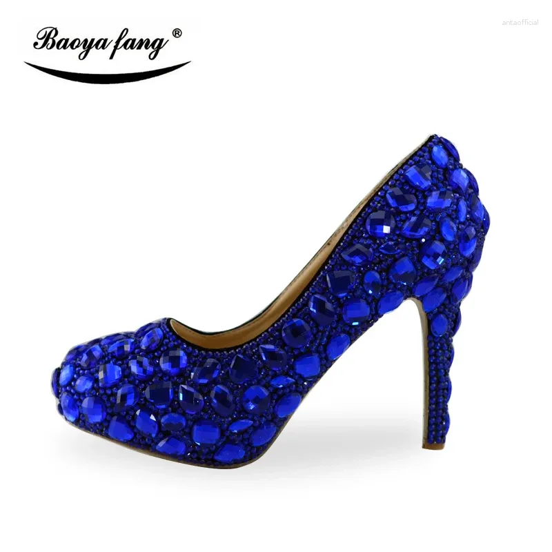Royal Blue Womens Wedding Dress Shoes with Thin High Heels and Slip-On  Closure from Dhgate Dress Shoes - price 207.45