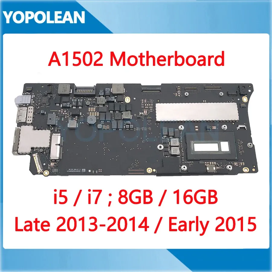 Оригинальная плата Matherboard A1502 Motherboard Logic Board для MacBook Pro 13 "Retina I5 I7 8GB 16GB 8203476A 8204924A 2013 2014 2015