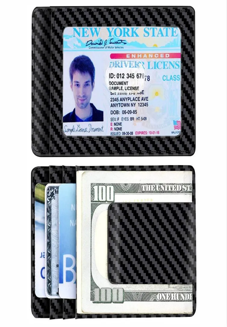 Minimalistische Magnetgeld -Clip -Brieftasche für Männer Frauen Mode neue ultra dünne Vintage -Leder -Visitenkarte RFID Prote5051173