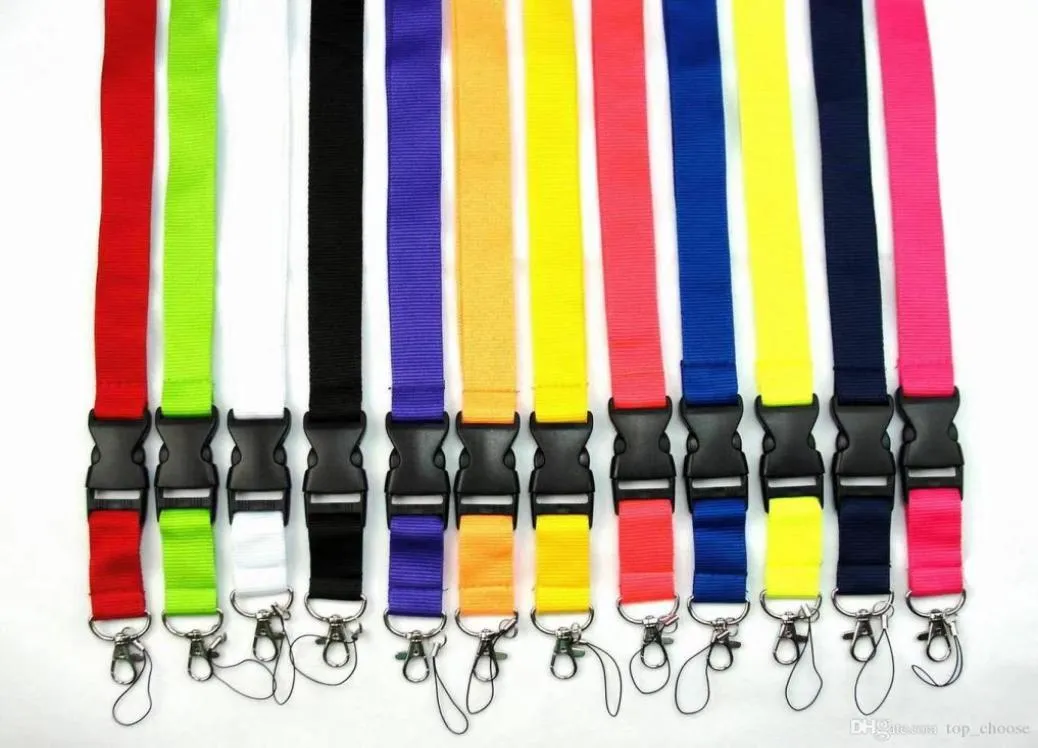 Handy Lanyard Straps Clothing Sports Marke für Keys Chain ID -Karten Halter abnehmbarer Schnallen Lanyards 100pcs3061223