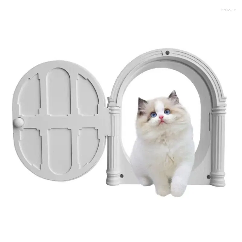 Kattföretag Pet Gate Door Catflapdoor Dogflapdoor Catoor Wall Mount öppningsdörr för hund för