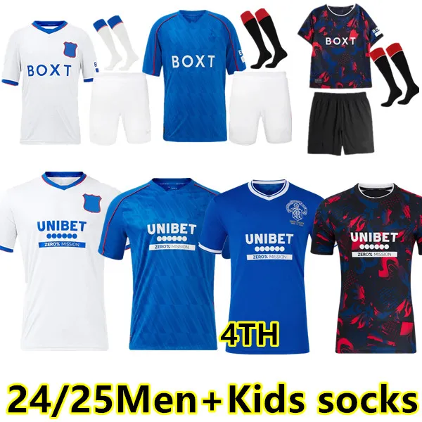24 25 レンジャーズ サッカー ユニフォーム 2024 ホーム シャツ 