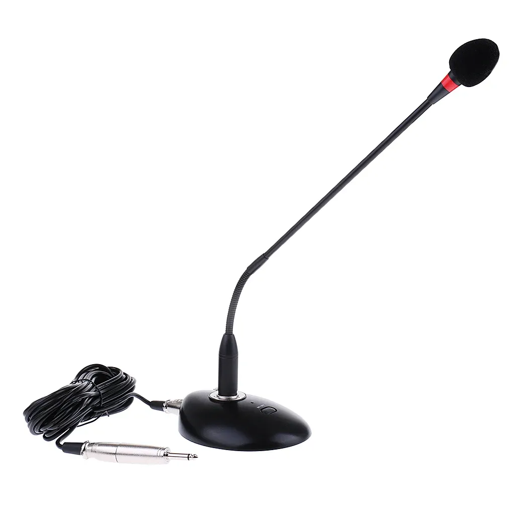  Gooseneck Conference Mic Condenser Microphone Desktop Stand Record