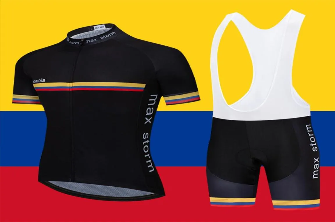 2020 Nouvelle équipe BCK Colombia Cycling Jersey personnalisé Road Mountain Race Top Max Storm Ciclismo Jersey Cycling Set78200142051105