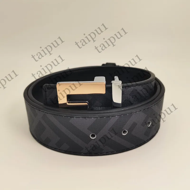 Mens Designer Belt Women Belt 4.0 CM أحزمة جودة عالية رجل العلامة التجارية F Buckle Luxury Belt