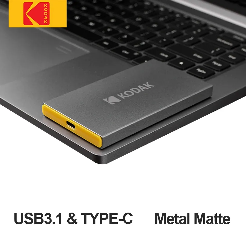 Drijft Kodak Portable Solid State Drive X250 120 GB SSD USB3.1 Gen2 External Hard Disk Type C 3.1 240 GB 480 GB 960 GB Disco Duro Externo