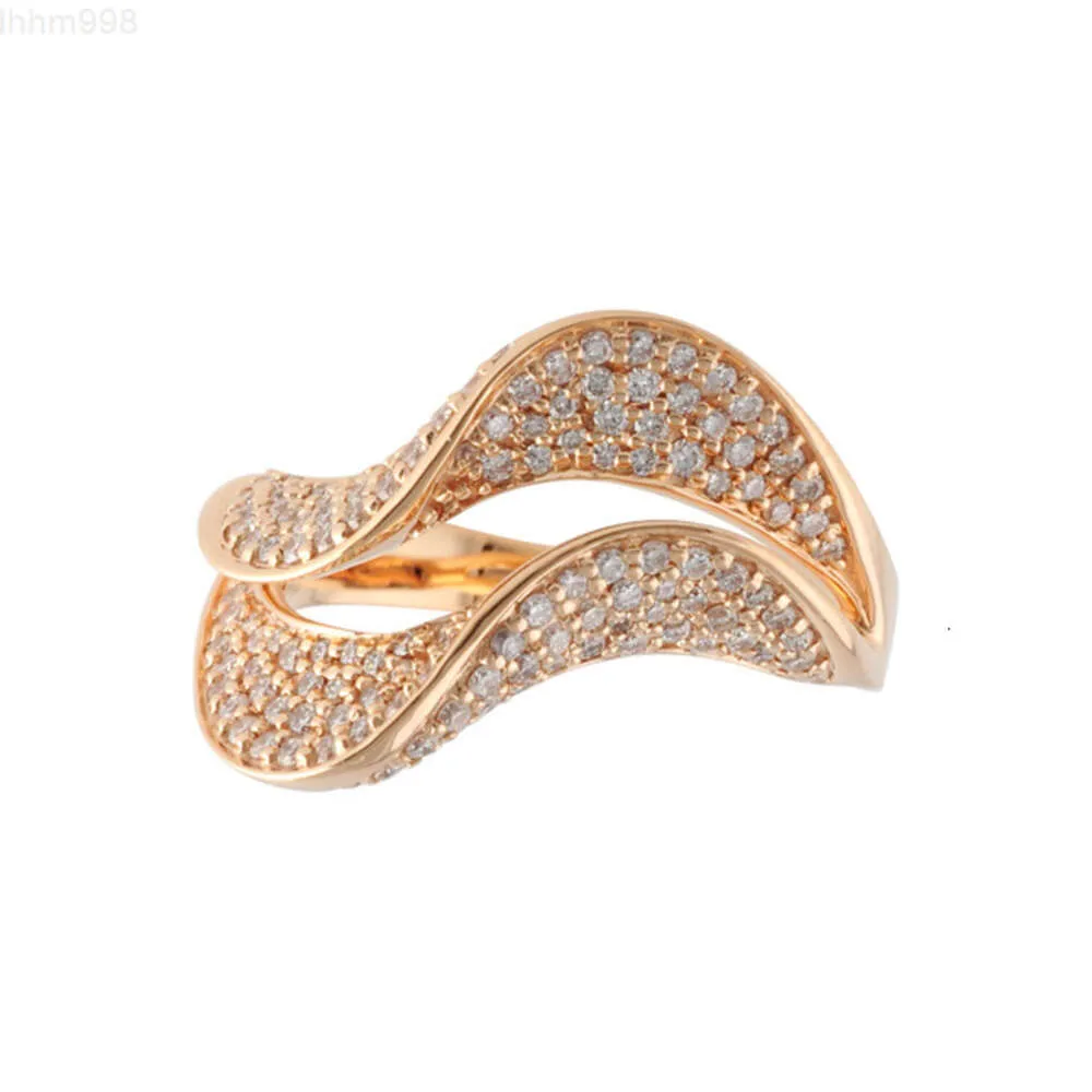 Direct Gold Biżuteria Produkcja 14 -karatowa złota biżuteria hurtowa moissanite pierścień najwyższej jakości mikro -bruk pierścień