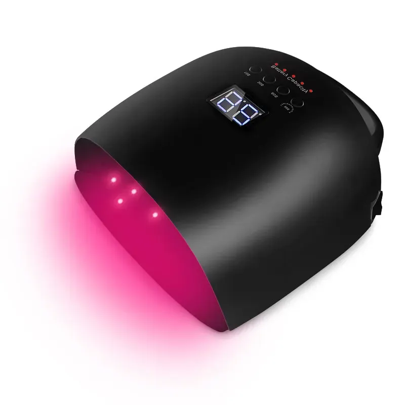 Essiccatori da 86 W senza flaccamento a LED UV LED LED ROSSO MANICURA RECAGUARE ALGUAGGI BAMBINE AGGIUNTI ELIMINA A BATTURA GEL GEL GEL POLACIO LED 52PC ad alta potenza