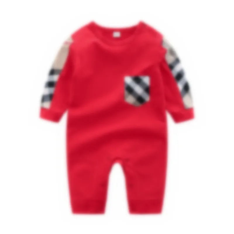 Designer pour enfants pour enfants saif romper mode infantile pouce à manches longues minces combinaisons de sauts de printemps d'été garçons de garçons en coton vêtements climatisés aériens z7538