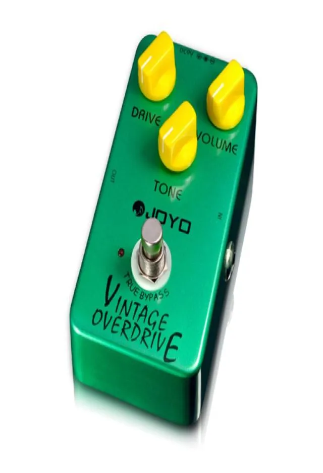 Joyo JF01 Vintage Overdrive Guitar Efeito Pedal com Ture Bypass JRC4588 Chip6198947