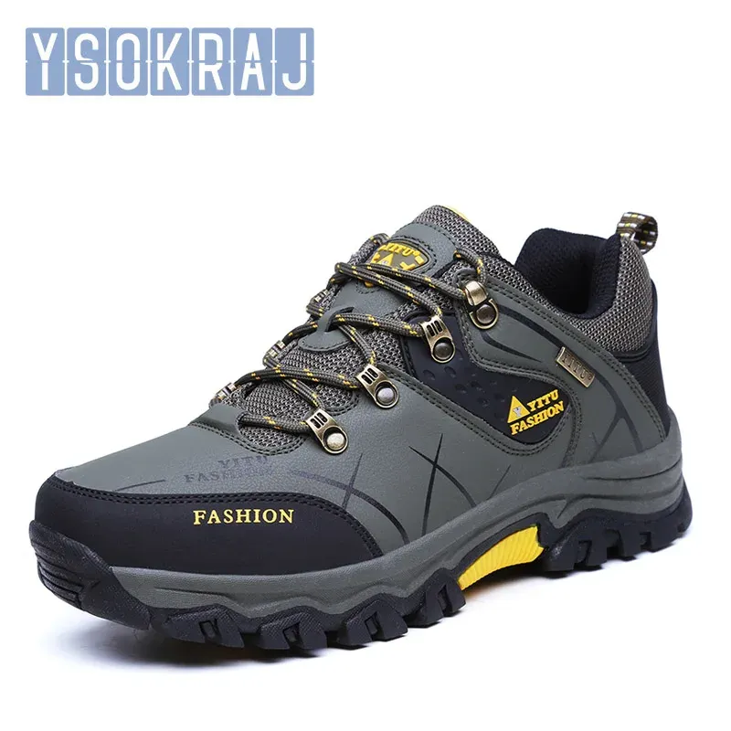 Sapatos de alta qualidade Homens de caminhada na marca de inverno outumn winter masculino esportivo de trekking sapatos de montanha de montanha