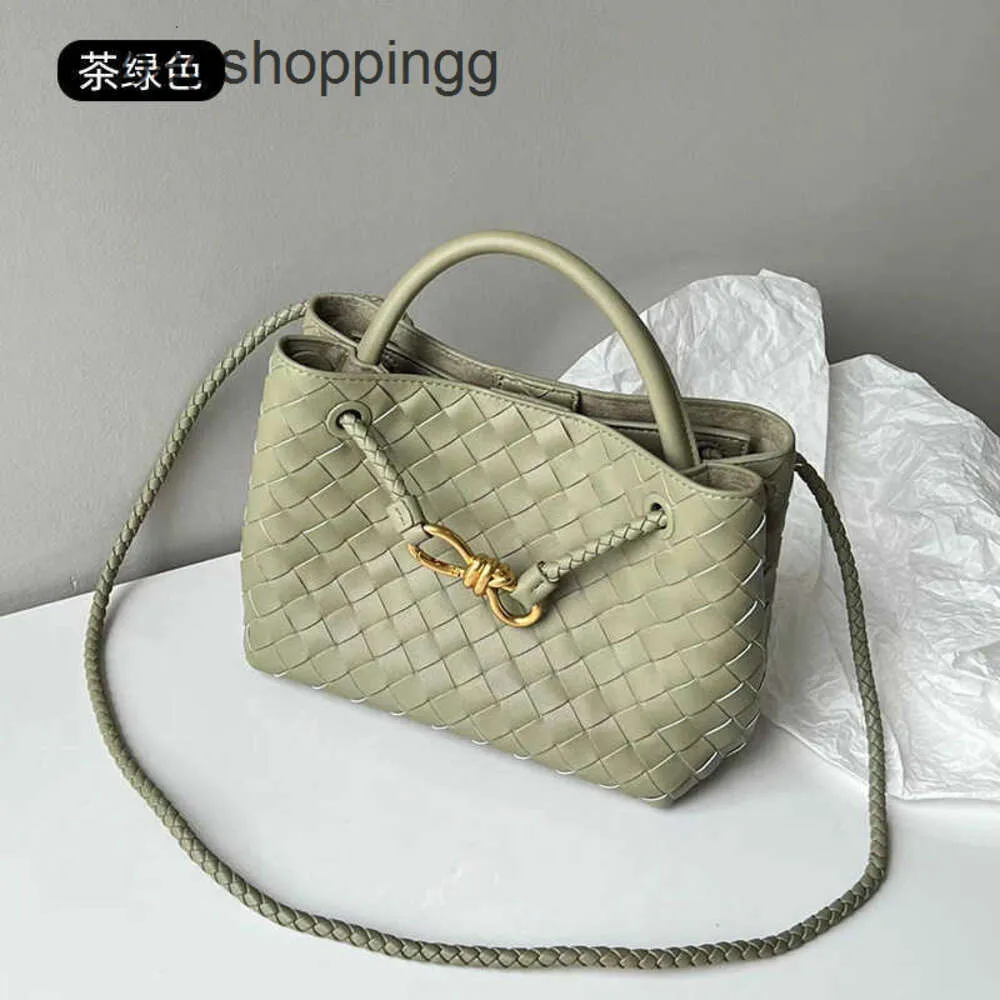 Cowhide Metal Rope Andiamo Crossbody Bags Evening Designer Shourdle Handvenata RX8 Luxury Woven Bottegs Totes Buckle One Tote Bag Wo Small 2024 0W6H