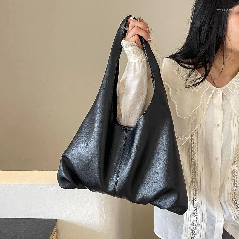 Large leather tote purse best sale