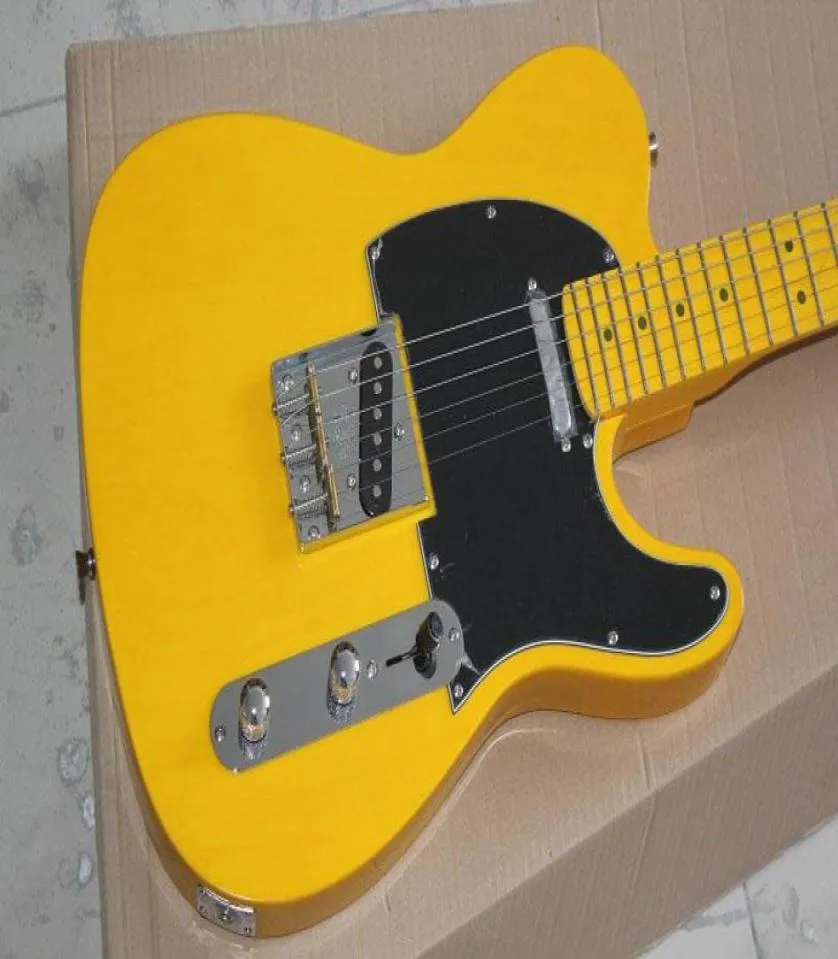 Fabrika Özel Yüksek Kalite Özel 52 Sarı TL Elektro Gitar Amerikan Standart gitar Stokta 10278867198