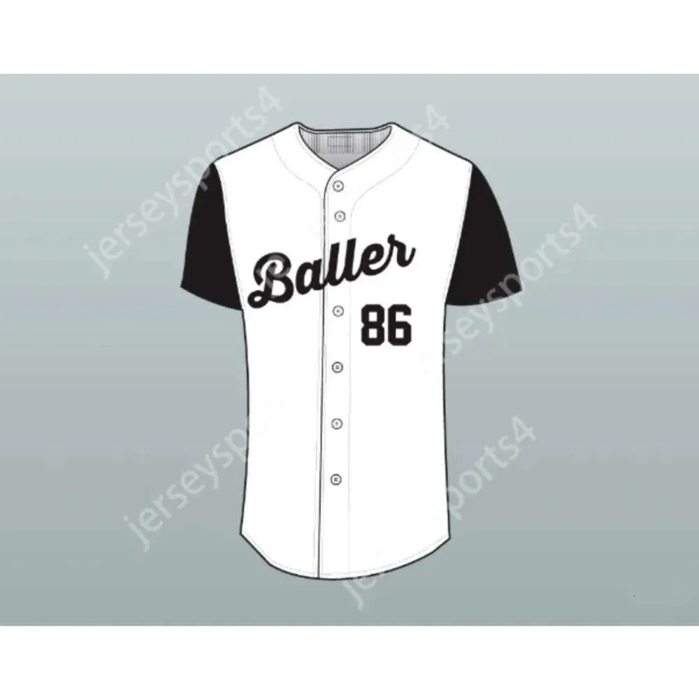 GDSIR Baller Baseball Jersey zszył dowolnego gracza lub numer nowego ed