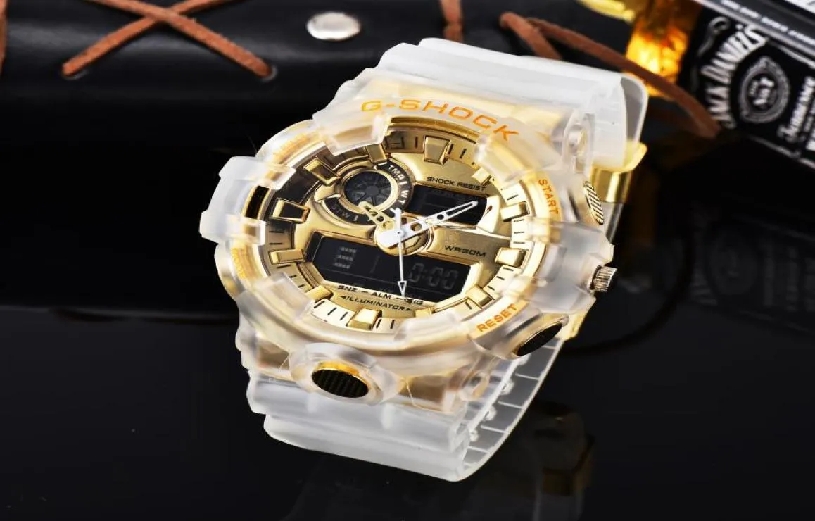 Marque de vente chaude double affichage hommes montre la mode extérieure g montres sportives hommes LED Electronic Digital Watch man chronograph wrists monnaie R5854047