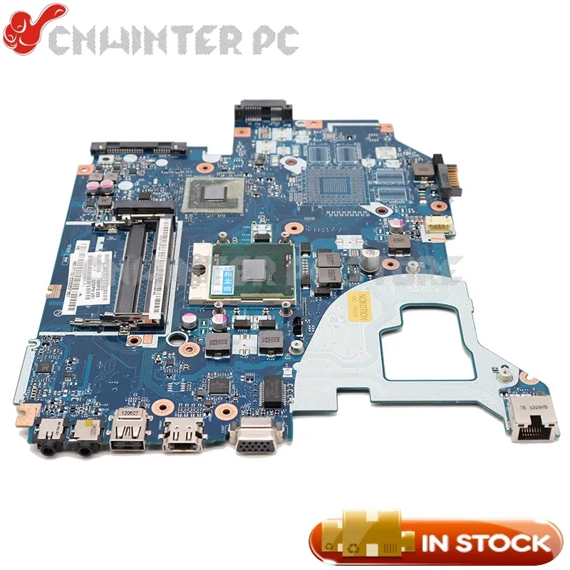 Moderkort Nokotion Laptop Motherboard för Acer Aspire V3571 E1571G Main Board Q5WV1 LA7912P NBC1F11001 HM70 DDR3 Gratis CPU