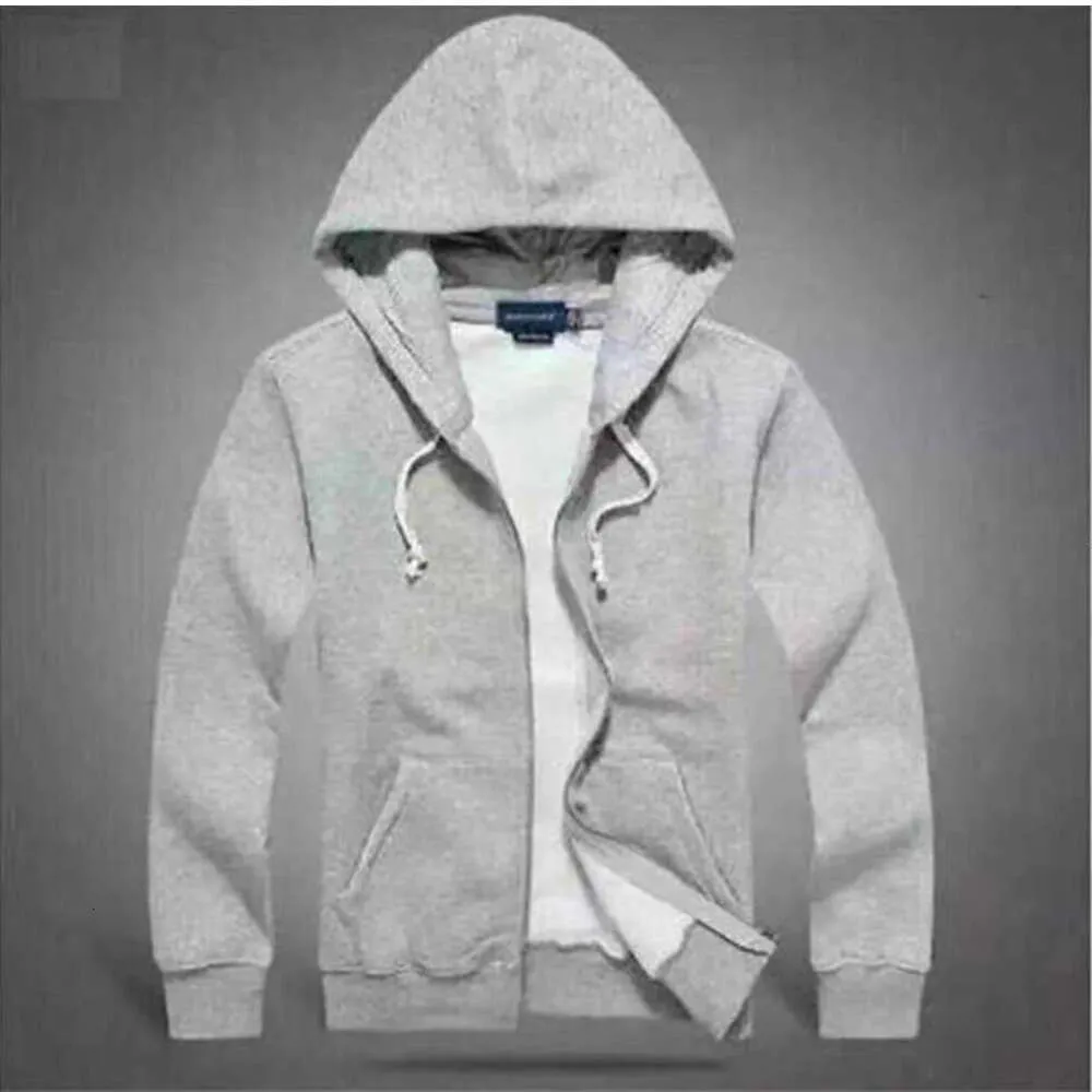 2024 herrjackor Polo Small Horse Hoodies Men Sweatshirt med en huva cardigan ytterkläder mode hoodie högkvalitativ ny styleypqs rörelse jvm668