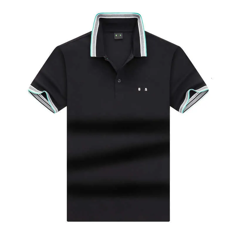 Bosss Polo Shirt Mens Polos T-Shirts Designer Casual Business Golf Maglietta a maniche corte in cotone puro Maglietta