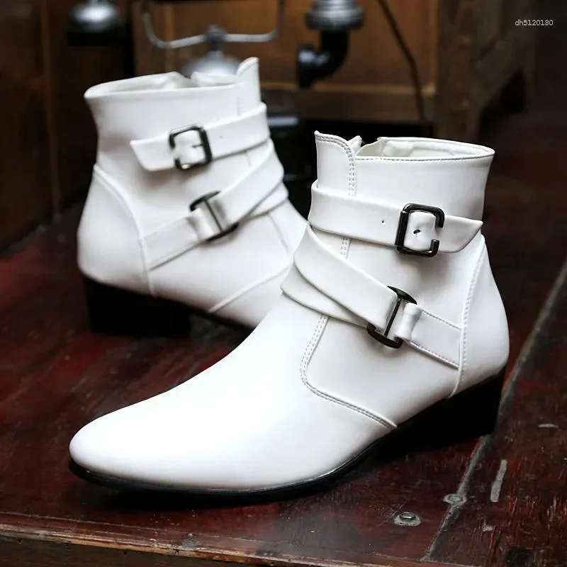 mens white dress boots Heeled Pick these up today and bring the finishing touch to that Halloween costume! White's Original Semi-Dress
