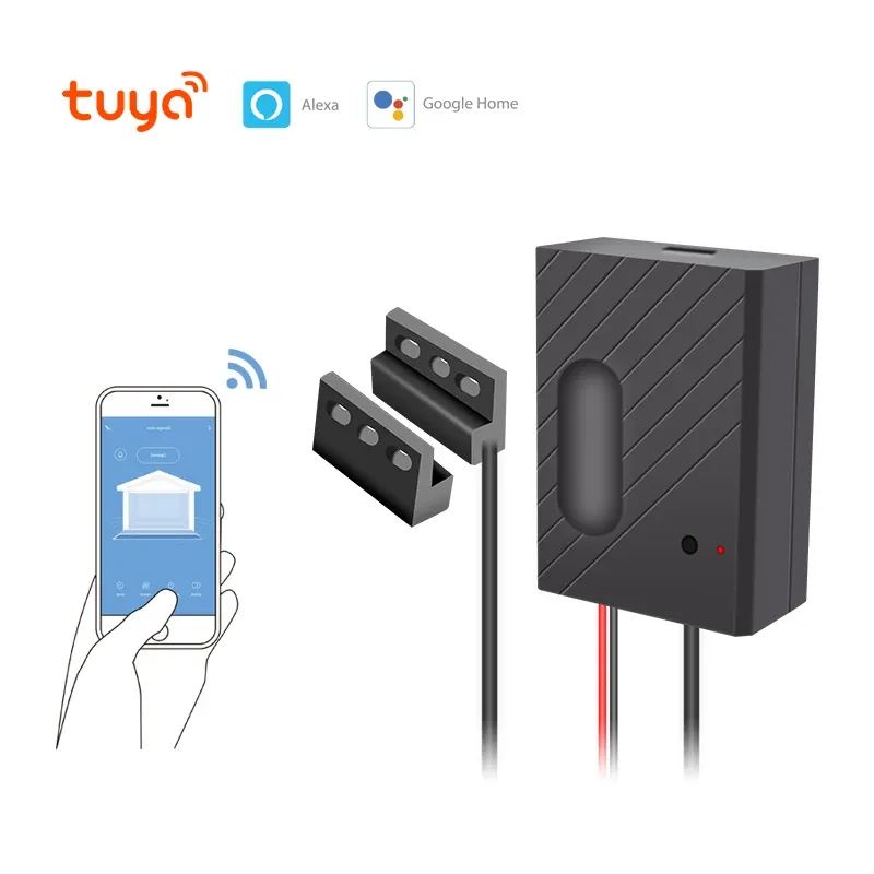 Controle Tuya Smartlife Wi -Fi Garage Door Automático Controle de voz automática por Alexa/Google Home Mobile Remote Porta Entrada Portão Abrir perto