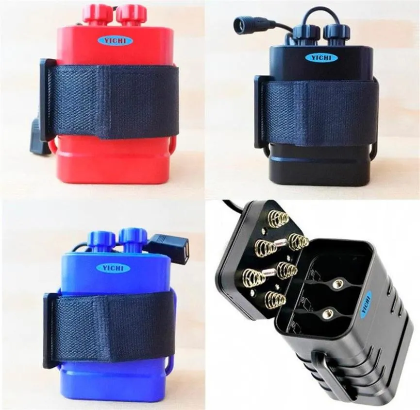 18650 Battery Storage Boxes Pack Case Waterproof 84V USB DC Charging 618650 Power Bank Box for Led Bike Bicycle Lighta58a493709870