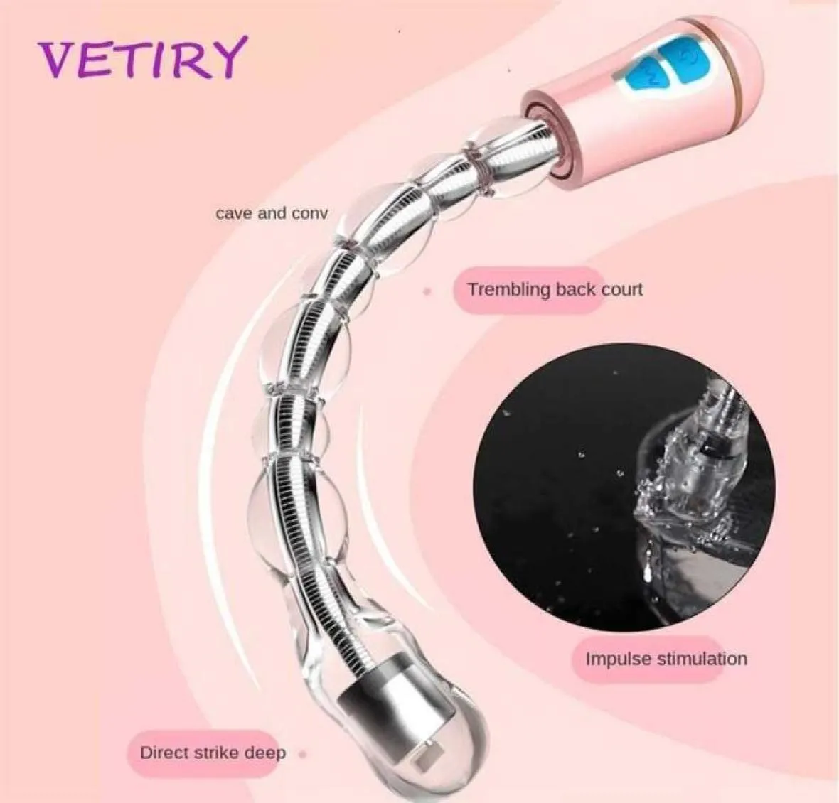 Sex Toy Massager Gay Prostate Massage 12 Speed ​​Anal Vibrator Toys For Men Women USB Laddar Pärlor S Butt Plug -stimulator6545197