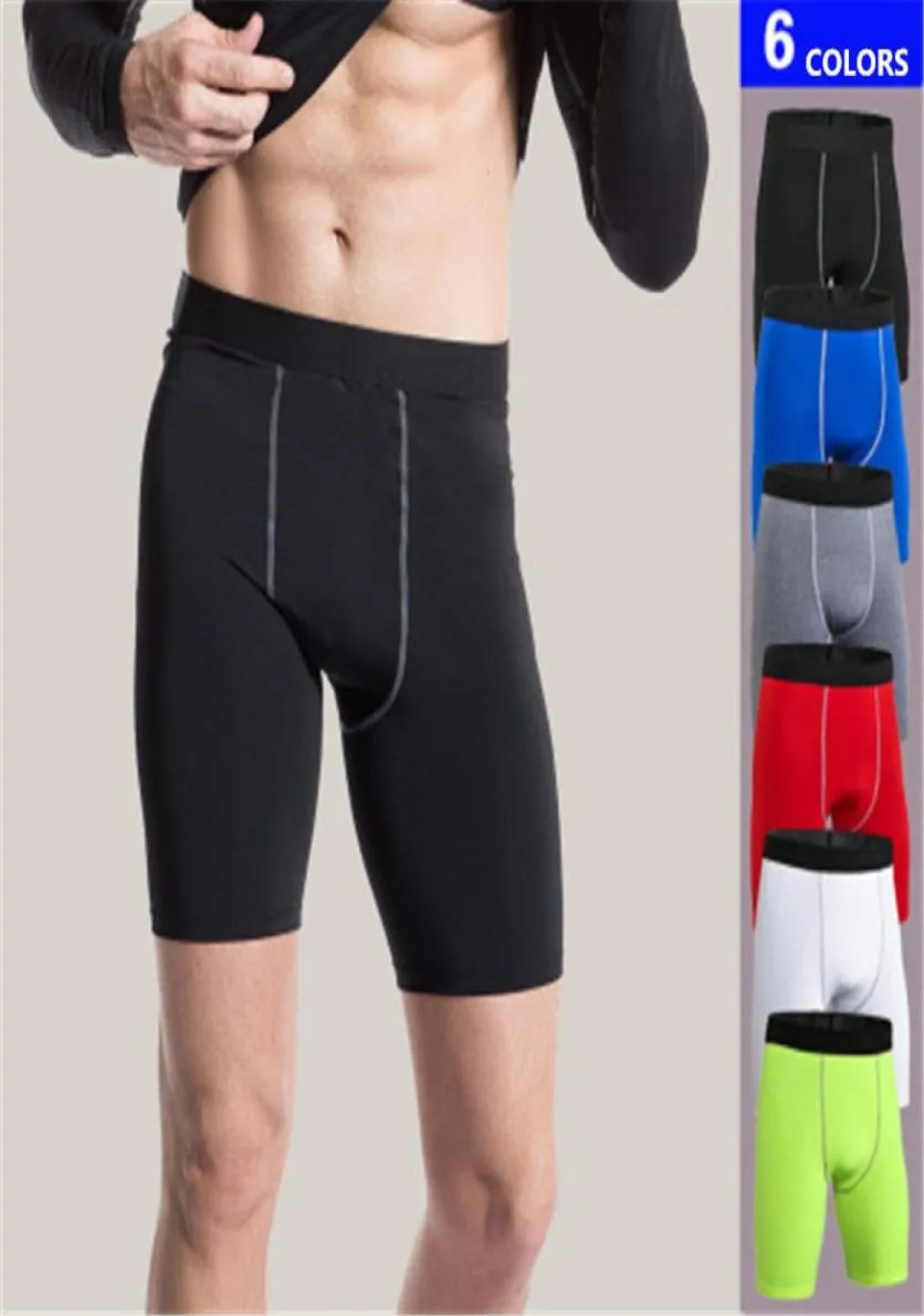 New Brand Men039s Sportswear Compression Running Shorts Breathable Black Athletic Outdoor Sports Tights Jogging Gym Clothing Cy9175447