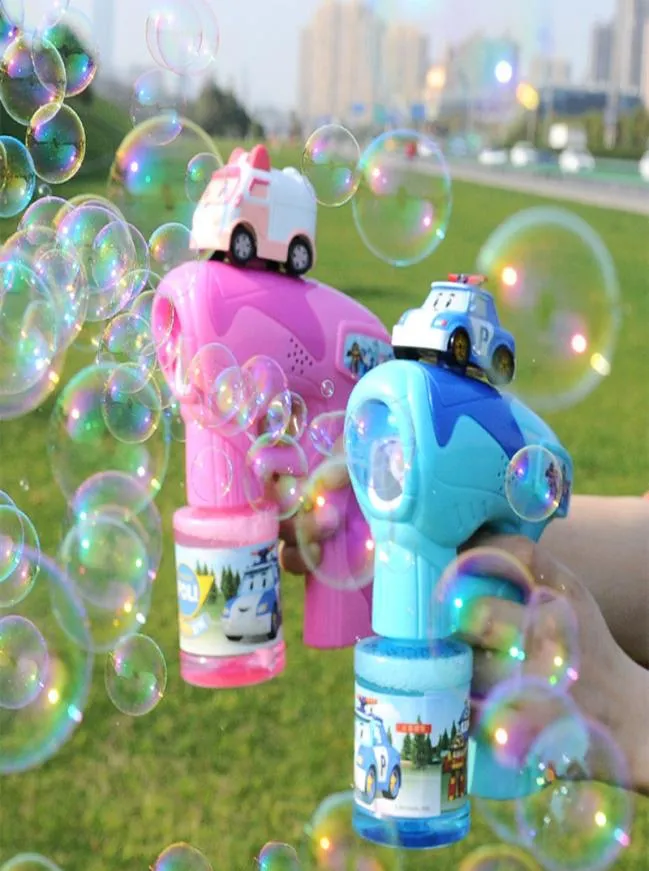Yaz Polly Bubble Gun Toys Çocuklar Blow S Water Sight Bole Elektrik Makinesi7178698