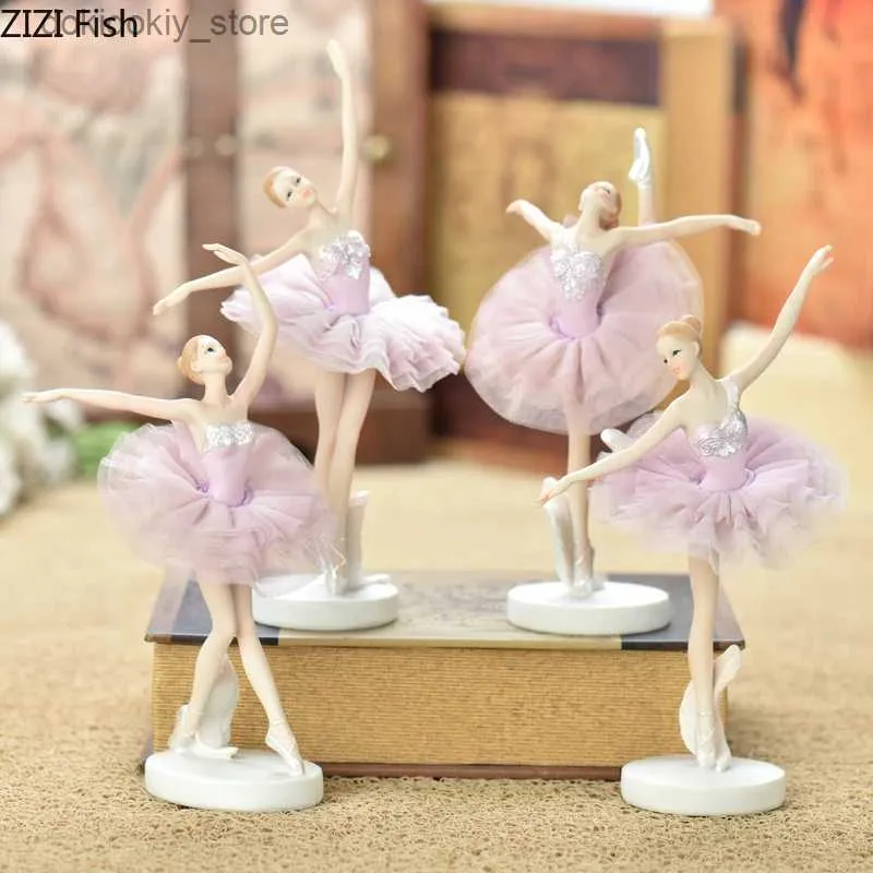 Arts and Crafts Ballet irl Character Ornaments Livin Room Fiurines Sculpture Home Decoration Accessories Display Statue Crafts MiniaturesL2447