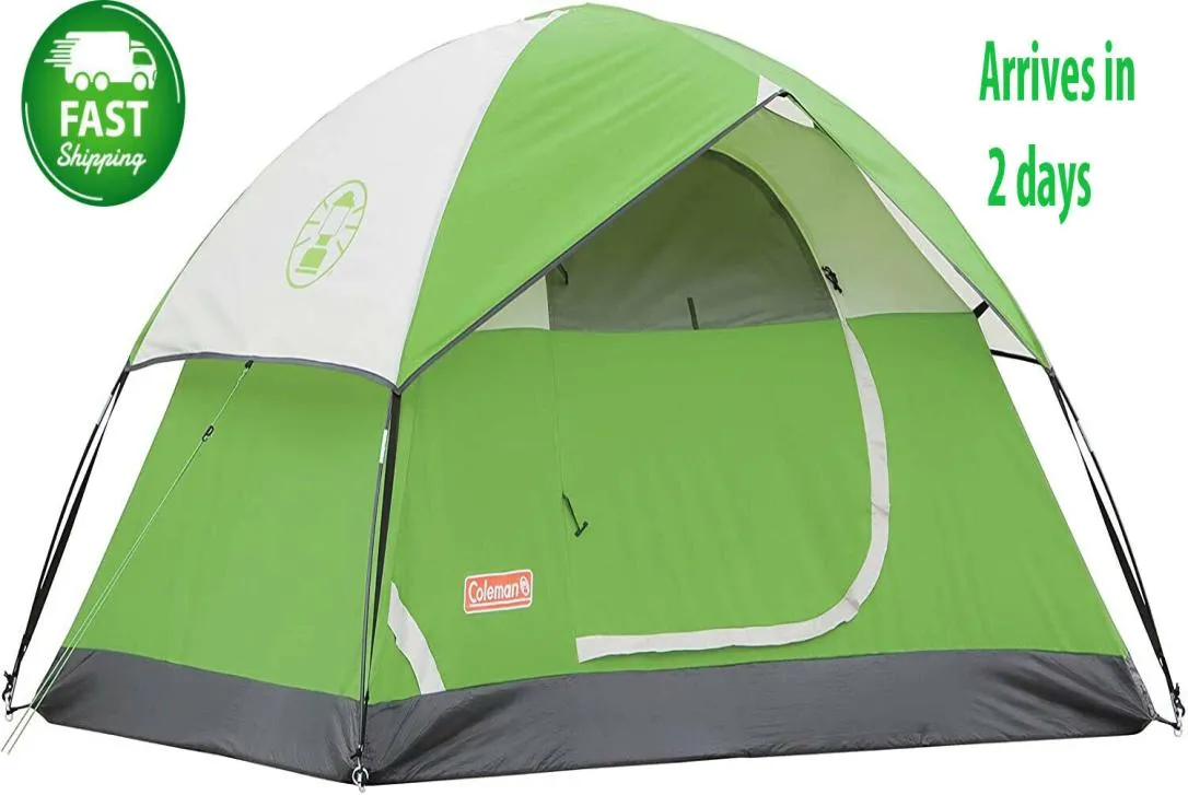 Coleman Darkroom Dome Tent Sundome Camping 4 Personnes Famille Afficulanie Easy Settup8741537