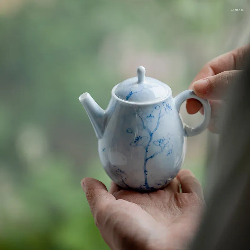 Чашки блюдцы ручной нарисованные цветы китайский стиль керамические чай