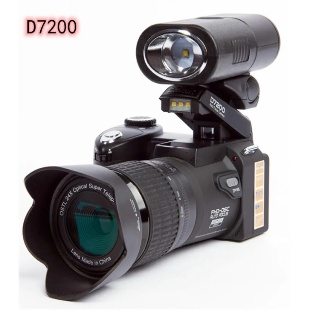 POLO D7200 CAMERIE DIGITAL 33MP AUTO FOCUT AUTOFICIENCE DSLR TELEPO LENS WIELL APPAREIL PO BAG8529994