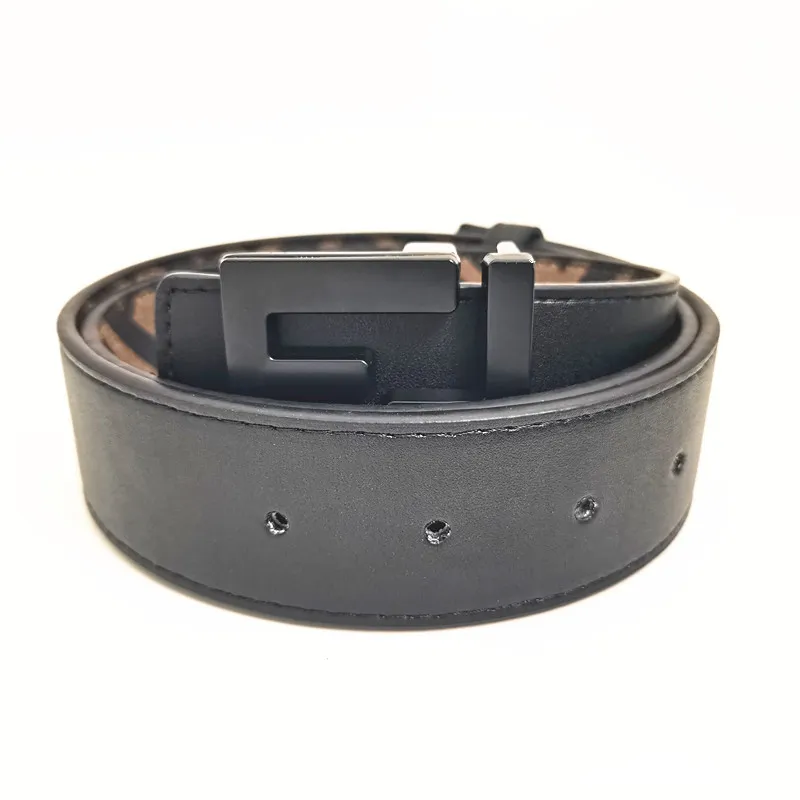 men belt belt women designer belts 4.0 cm width belts brand F buckle genuine leather classic woman man business luxury belts bb simon belt smooth buckle belts