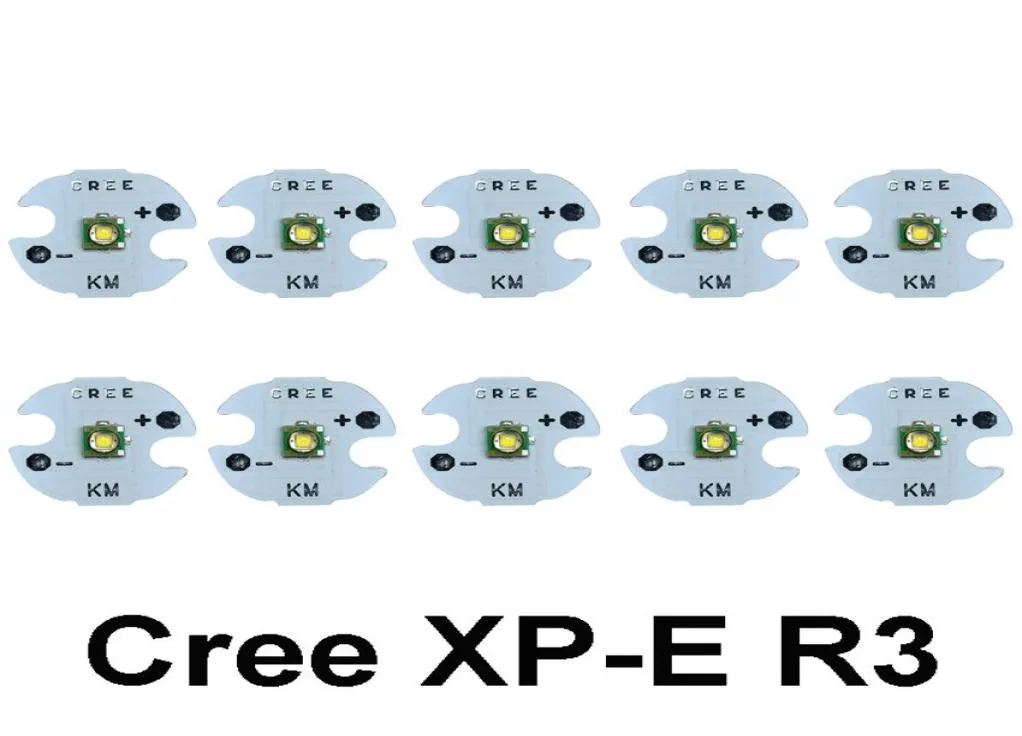 XPE R3 LEDチップ3WハイパワーライトXP-E LEDランプR3 LEDエミッター16mmヒートシンククールホワイト3665458