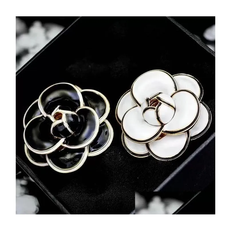 Pins Spettoni carine camelia grande spilla fiore donna boutonniere dono gioielli accessori per caduta dhtec dhtec