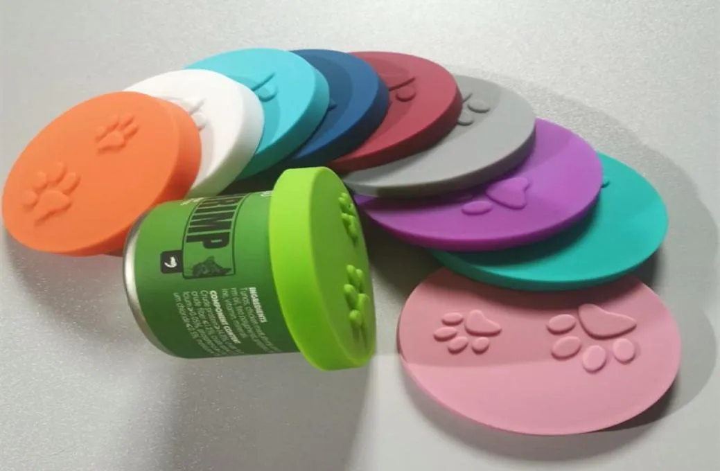 Silicone Can Covers Multifuntion Cat Can Lids Cat Claws Sealing Cover for Pet Food Cans CC06782159142