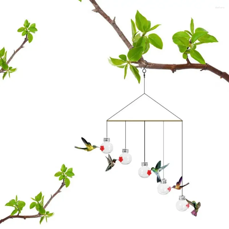 Andere vogels levert langdurige voederballenvoeder met siliconenbloemen Outdoor Garden Decor voor kolibries buiten