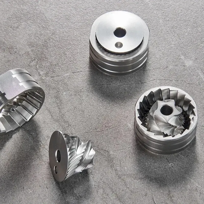 420 Stainless Steel 38mm 7core Burrs 6 Core Compatible with Timemore Chestnut C2 Slim Higher Efficiencyfor 38mm Stainless Steel Burrs