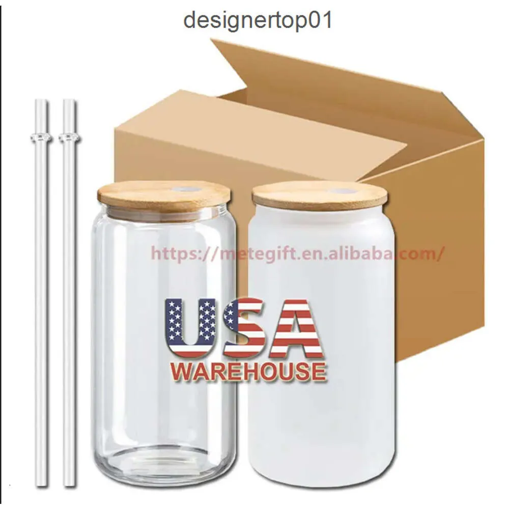 Stanleness Warehouse US 16oz sublimation en verre tasses de tasses